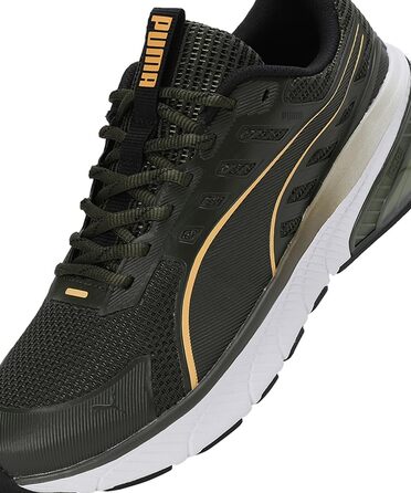 Кросівки PUMA Zellenblendung для вулиці та бігу, 46 EU, Dark Olive/Sun Stream/Puma Black