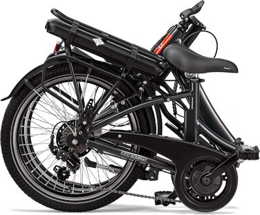 Електровелосипед складаний TELEFUNKEN, алюмінієвий, 250 Вт, Shimano, 36V акумулятор, LED-дисплей, 20 дюймів