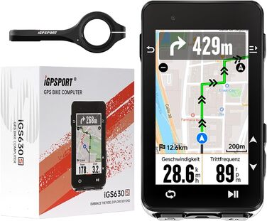 Велокомп'ютер iGPSPORT iGS630S GPS, 2.8