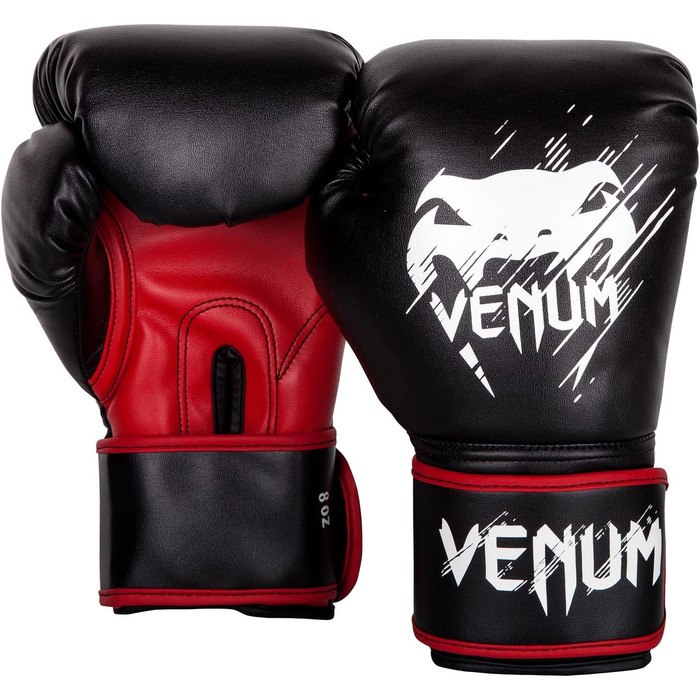 Дитячі боксерські рукавички Venum Contender 4 унції, чорні/червоні