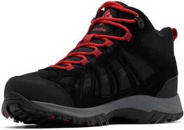Чоловічі трекінгові черевики Columbia Redmond III Mid Waterproof (40.5 EU, Black Mountain Red)