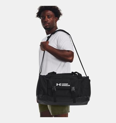 Унісекс спортивна сумка Under Armour UA Gametime Duffle SM, чорна, універсальний розмір, для тренувань