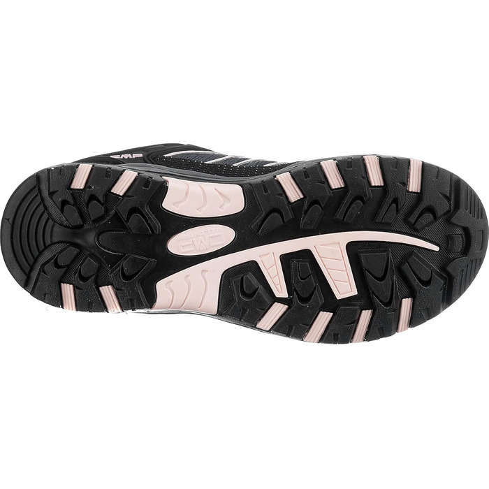 CMP Jungen Rigel Low Trekking Shoe Wp - Трекінгові черевики для хлопчиків, Asphalt Rose, 37 EU