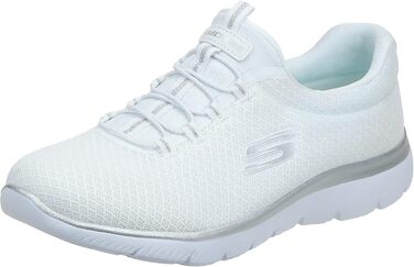 Кросівки жіночі Skechers Summits White/Silver (39 EU) - Дихаюча сітка