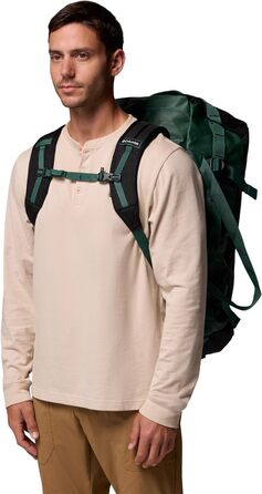 Спортивна сумка Columbia Landroamer 60L унісекс, Rain Forest/Black