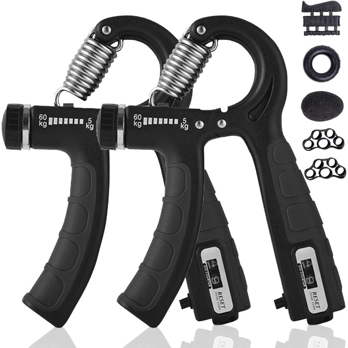 Набір для тренування рук та пальців (2 шт.), регульований, 5-60 кг, для спортсменів та відновлення