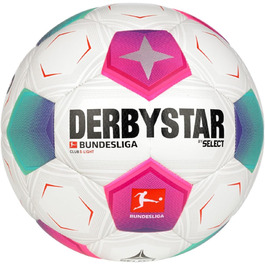 Футбольний м'яч Derbystar Bundesliga Club S-Light V23, білий, розмір 4, для юнаків