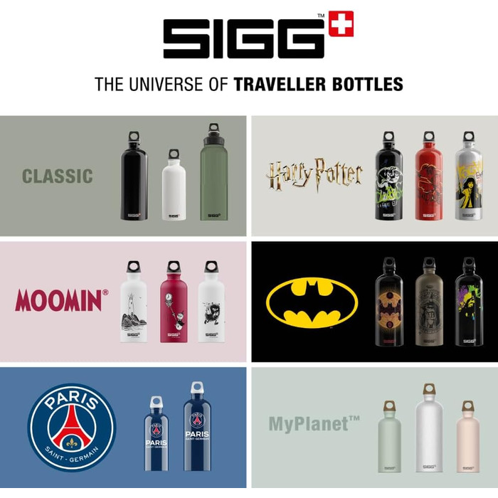 SIGG алюмінієва пляшка для води Traveller 1 л, легка, герметична, підходить для газованих напоїв, BPA-free, темно-синя, кліматично нейтральна