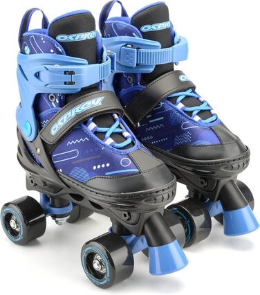 Дитячі ролики Osprey Surge, регульовані ролики Quad, для хлопчиків та дівчаток від 5 років, блакитні, розміри S (UK 12-2, EU 31-34)