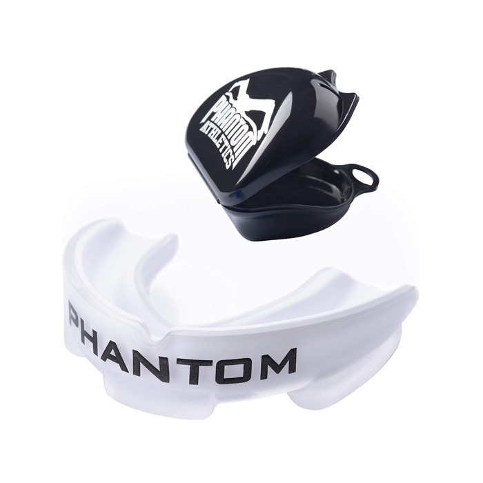 Капа спортивна Phantom Athletics для боксу, єдиноборств - біла, доросла
