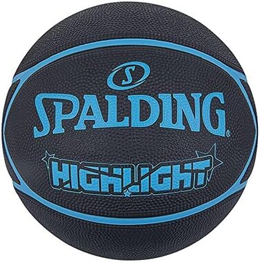 Баскетбольний м'яч Spalding Highlight 7 розмір, чорний, унісекс