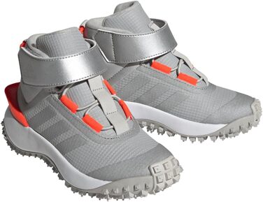 Дитячі кросівки adidas Fortatrail EL K - срібно-червоні (36 2/3 EU)