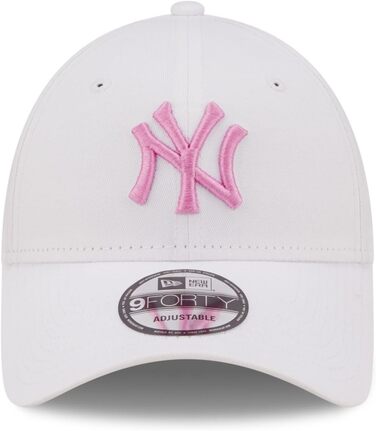 Кепка New Era Yankees White Pink #34222 (Універсальний розмір)