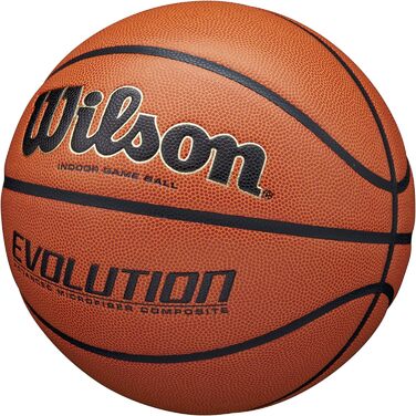 Баскетбольний м'яч Wilson Evolution розмір 7, коричневий, для дорослих, універсальний