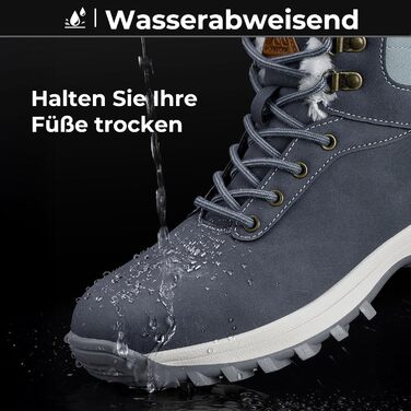 Зимові черевики Mishansha для чоловіків та жінок. Теплі, з підкладкою, зимові чоботи. Outdoor, 36-48 EU, розмір 42 EU, блакитні