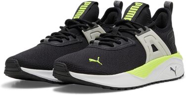Кросівки PUMA Unisex Pacer 23 - чорний, сірий, лайм, сірий (37 EU)