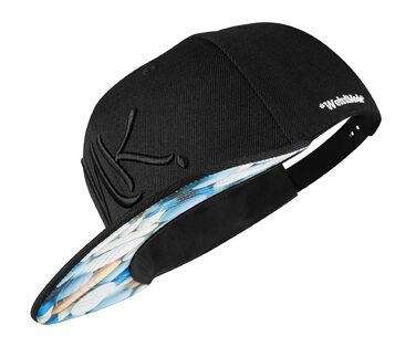 Кепка-снапбек Nebelkind унісекс з прямим козирком, регульована базакап у стилі стрітвір, ретро (Чорний з синім)