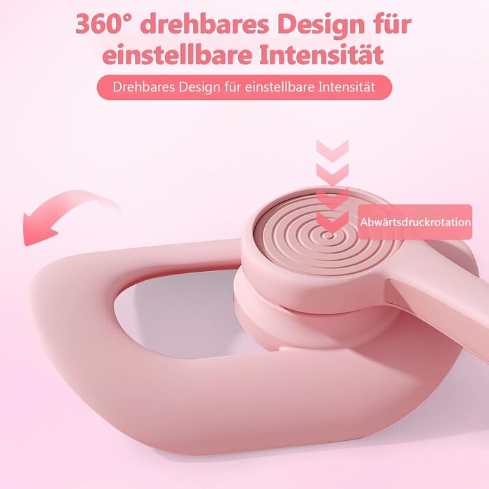 Тренування м'язів тазового дна та стегон для жінок: тренажер, фітнес для дому (рожевий)