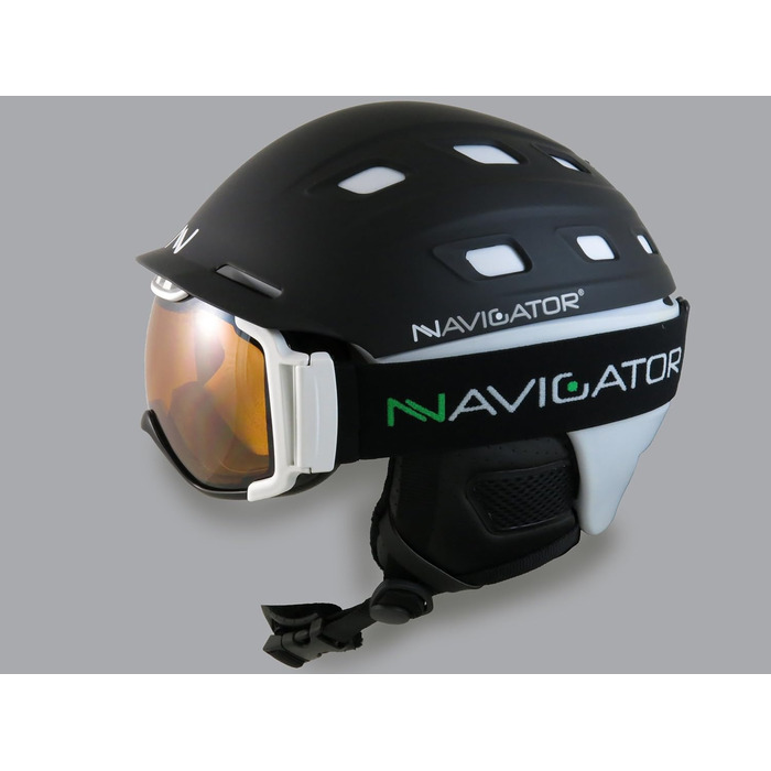 Гірськолижна маска NAVIGATOR OMIKRON, унісекс, чорна, сноуборд/лижна, універсальний розмір