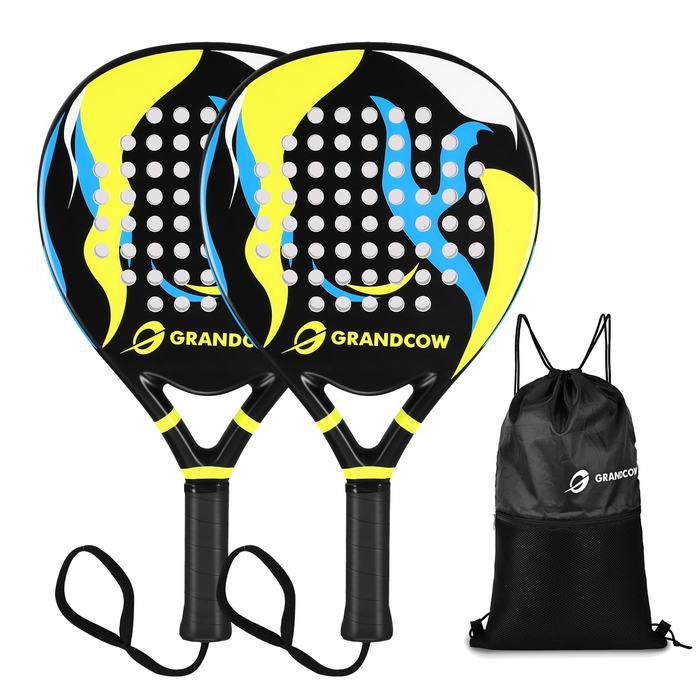 Ракетка для падел карбонова Power Lite Pop Tennis (2 шт) чорна