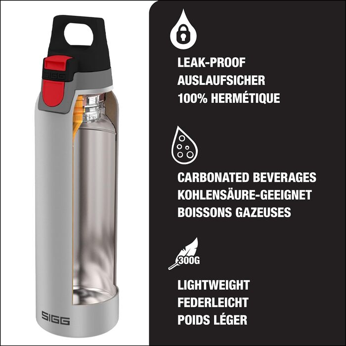 Термос-гуртка SIGG Hot & Cold One з ситечком для чаю, ізольована, не протікає, BPA-free, нержавіюча сталь 18/8, 0.3/0.5/0.55 л