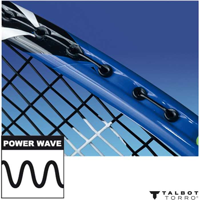 Бадмінтонна ракетка Talbot-Torro Isoforce 951, 100% карбон, довгий гриф, максимальна потужність, мультиконусна голівка, різні дизайни