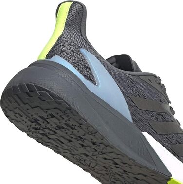 Чоловічі кросівки для бігу Adidas X9000l3, 41 1/3 EU, сірий, чорний, жовтий