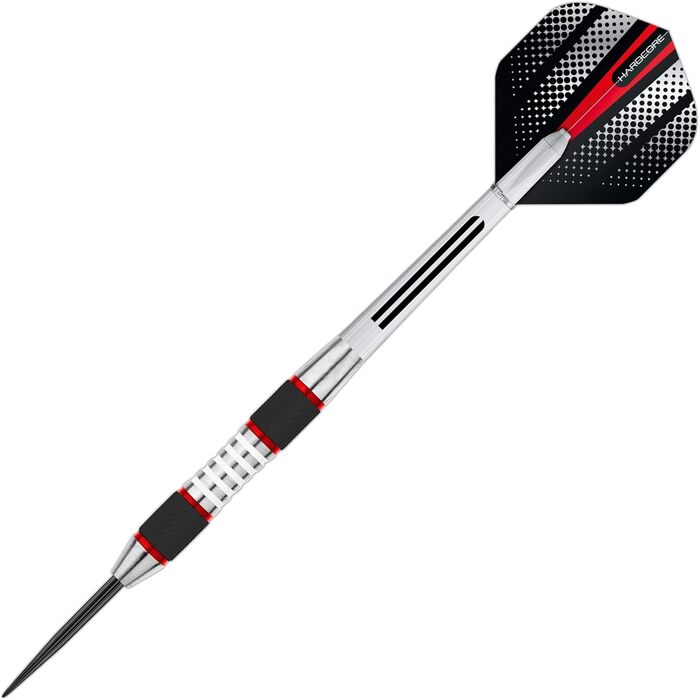 Набір дротиків Red Dragon Evo Series з вольфраму, з оперенням, насадками та чохлом