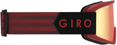Чоловічі лижні окуляри GIRO SEMI, темно-червоні, розмір M