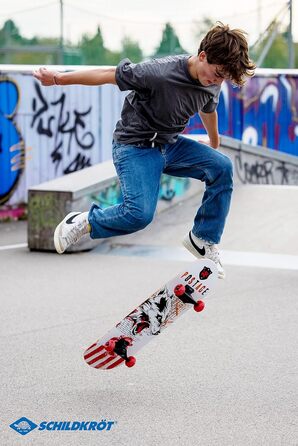 Скейтборд Schildkröt Grinder 31'' Преміум, 9 шарів клену, ABEC9, двосторонній кіктейл, гриптейп