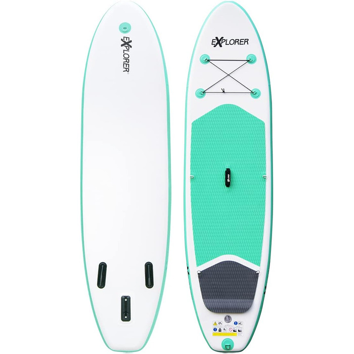 Надувна SUP-дошка Loftra Explorer 300 для веслування, комплект для серфінгу