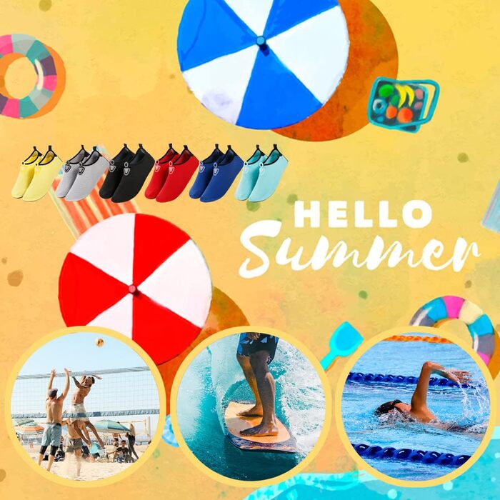 Чоловічі та жіночі аквашузи для плавання, серфінгу та відпочинку на пляжі. Швидка сушка, розмір 39/40 EU, світло-блакитні