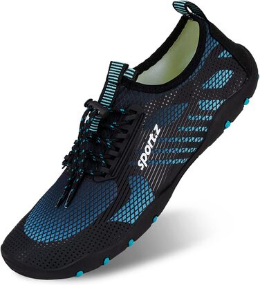 Чоботи для плавання IceUnicorn: унісекс, чорно-сині, 45 EU