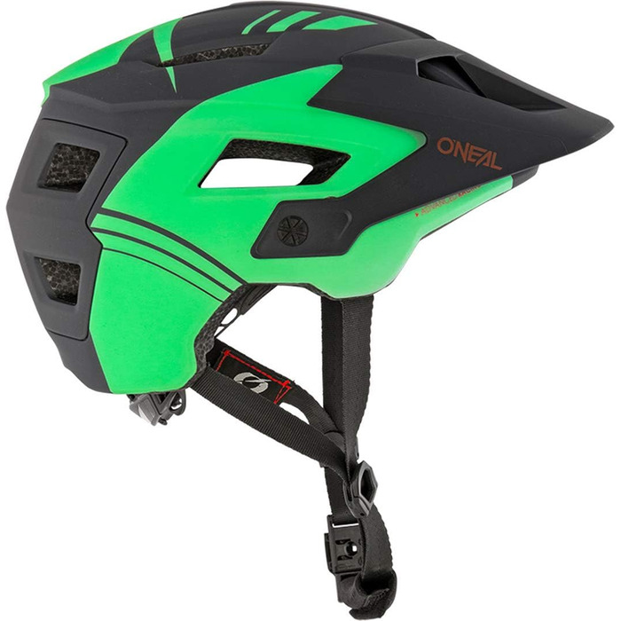 Шолом велосипедний O'NEAL Defender Nova All Mountain MTB, чорний/бірюзовий, розмір L/XL (58-61 см), 2020