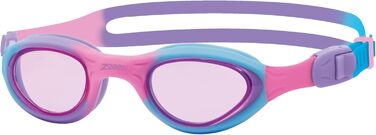 Дитячі плавальні окуляри Zoggs Little Super Seal з UV-захистом та швидким регулюванням, для дітей до 6 років, рожеві/фіолетові