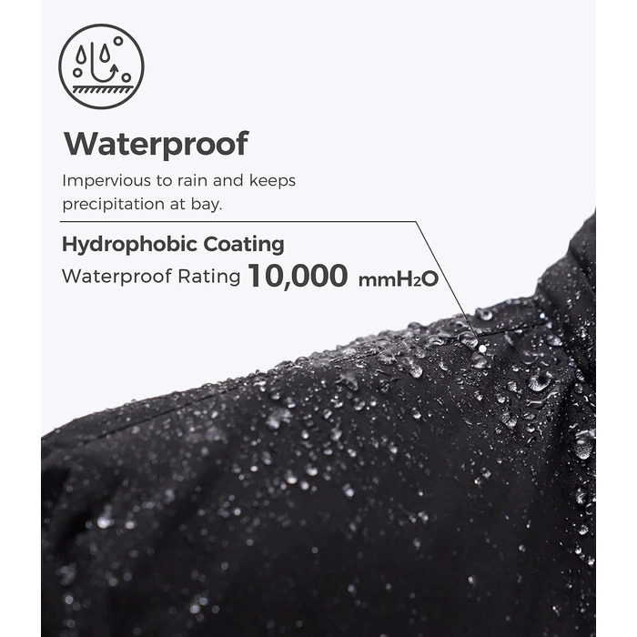 Чоловіча гірськолижна куртка Wantdo - тепла флісова, водонепроникна, дихаюча, з капюшоном, вітрозахисна, для активного відпочинку (Помаранчевий, M)