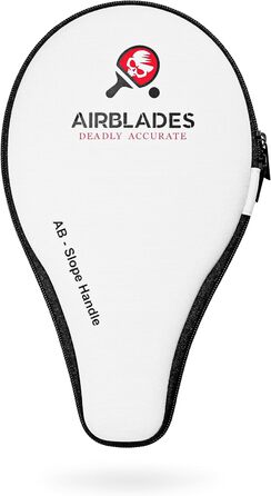 Професійна пінг-понгова ракетка AirBlades з жорстким кейсом | Ракетка для настільного тенісу з ергономічною ручкою | 5 шарів деревини з преміум-гумою та губкою