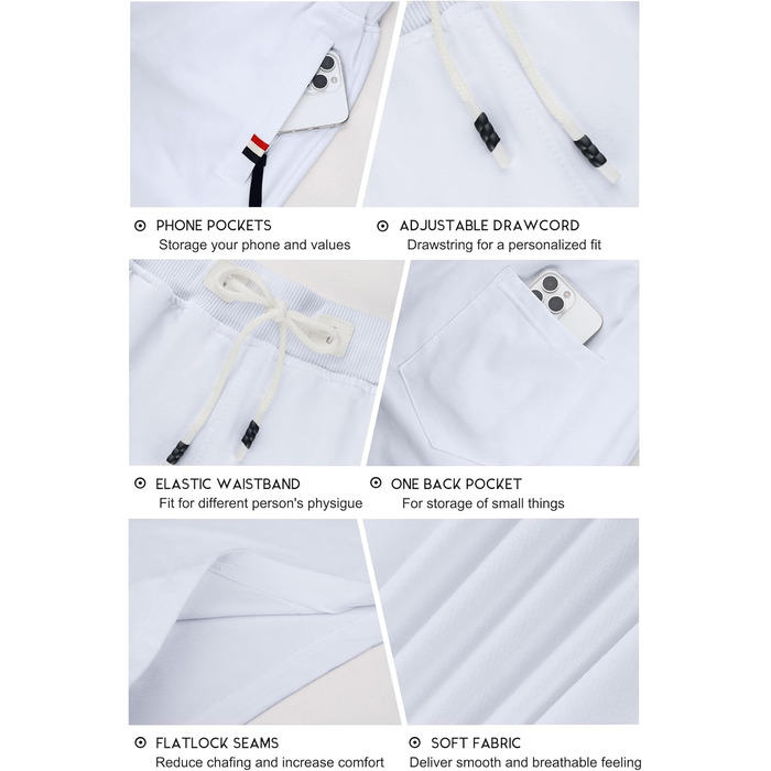 Чоловічі шорти для бігу та тренувань, бавовна, 2 шт. в упаковці (чорний/світло-сірий)