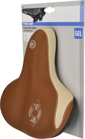 Сідло FISCHER Tourensattel Elastomer Cappuccino - універсальний розмір