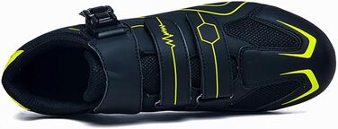 Велосипедні черевики для чоловіків та жінок MTB, Radsport, Mountainbike, кросівки, дихаючі, Outdoor, сумісні з SPD (47 EU, Жовті)