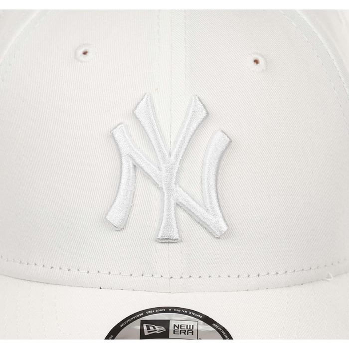 Кепка New Era New York Yankees MLB League Essential 9Forty біла, універсальний розмір