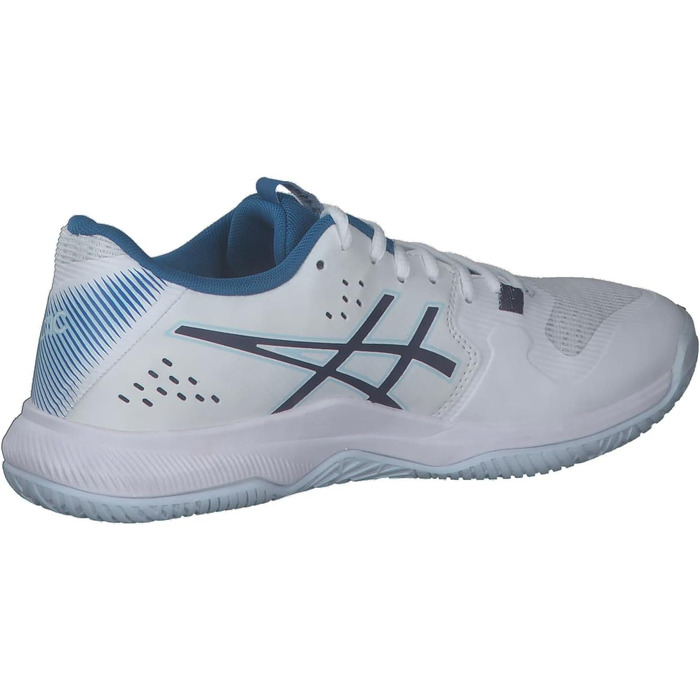 Жіноче спортивне взуття ASICS Gel-Tactic для гандболу, блакитно-біле, 400 (37 EU, White Indigo Blue)