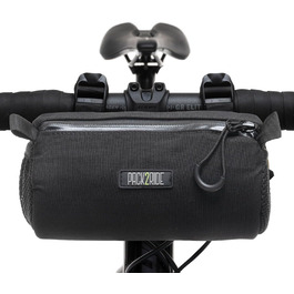 PACK2RIDE Perfecda велосипедний передній кошик із водовідштовхувальної міцної тканини Cordura для шосейних та гравійних велосипедів, коричневий