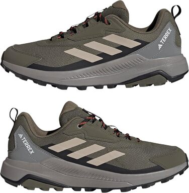 Чоловічі тапочки adidas Cloudfoam GO Lounger, 42 2/3 EU, Olive Strata Wonder Beige Core Black