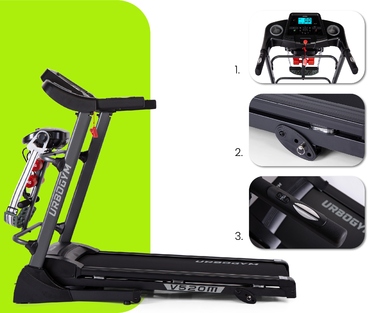 Електрична бігова доріжка Urbogym V520M (до 130 кг)