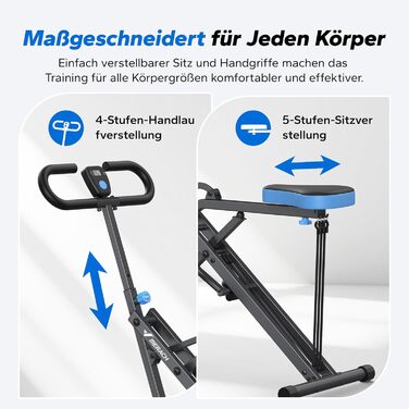 MERACH 2-в-1 тренажер для присідань та тяги, складаний, сірий (R07)