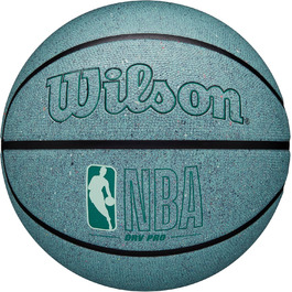 Баскетбольний м'яч Wilson NBA DRV Series для залу та вулиці, м'ята, розмір 7