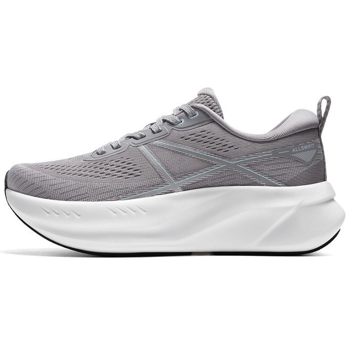 Жіночі кросівки Allswifit для бігу та фітнесу: легкі, амортизуючі, з антиковзким протектором, сірі (41 EU)