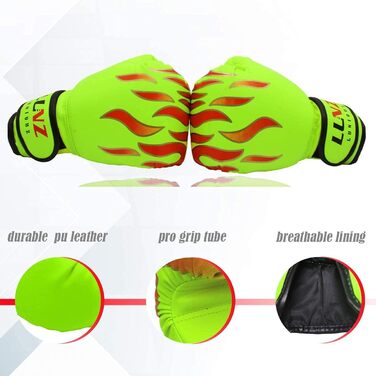 Дитячі боксерські рукавички Kinder Boxhandschuhe 6OZ/8OZ для MMA, Муай Тай, Кікбоксингу та тренувань з манекеном (3-16 років)