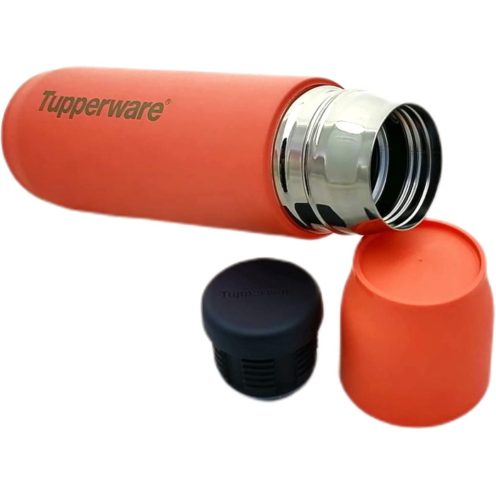 Термос Tupperware 520 мл Eco, пляшка для напоїв, лососевий колір